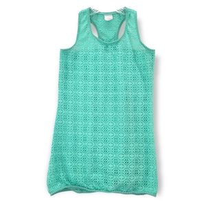 Xhilaration Teal Mesh Swimsuit Cover Up Girls L |3/$15